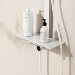 Jasupi JB13C95 3 Function Shower Set with Large Storage Shelf and Digital Show