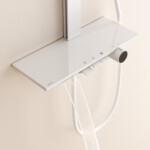 Jasupi JB13C95 3 Function Shower Set with Large Storage Shelf and Digital Show