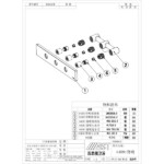 Square Shape designed 4 function solid brass thermostatic wall mounted concelad shower set with large size control board