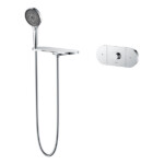 Round Shape designed H59A Solid Brass Thermostatic Bathtub Mixer with large size control borad