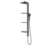 Jasupi Elegant Series 3 function thermostatic Shower Mixer set with three-level storage shelf