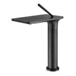 Solid Brass Water Fall outlet designed Tall Basin Faucet with storage shelf