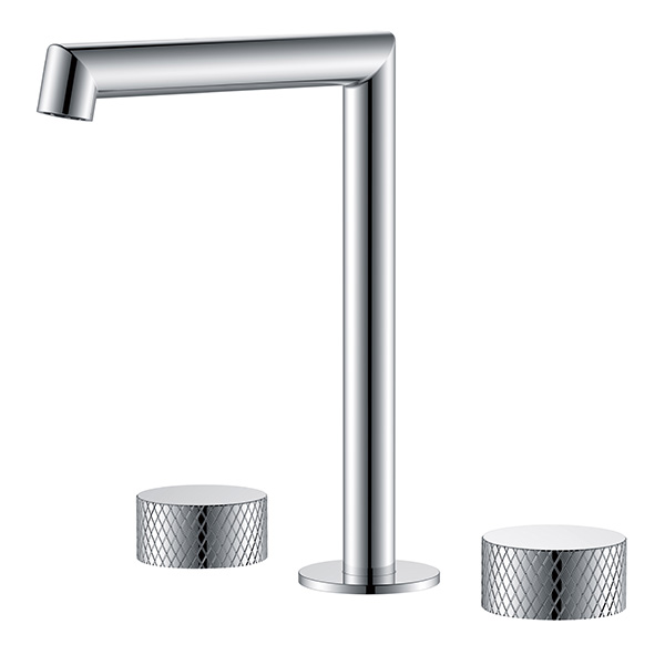 Jasupi Ring Series Solid Brass 3 hole Basin Faucet